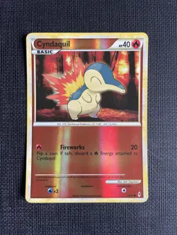 Pokemon TCG Cyndaquil 55/95 Reverse Holo Call of Legends - LP - Image 1
