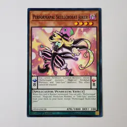 Performapal Skullcrobat Joker - LEDD-ENC08 - Common - NM - 1st ed - Yugioh - Image 1