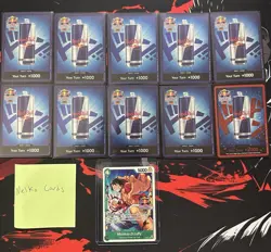 Red Bull x One Piece – Double Don!! Set (10 Foil Red Bull Don + Luffy Promo) - Image 1