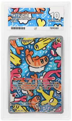 Pokemon TCG Tatsugiri Twilight Masquerade Card 186/167 Ace 10 - Image 3
