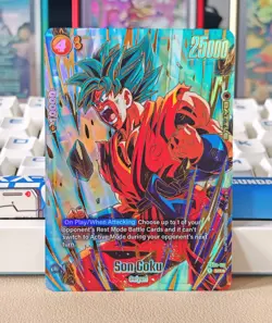 Son Goku 1st Anniversary FB02-119 English SR Fusion World Promo Card Dragon Ball - Image 1