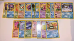 Pokemon TCG Base Set Fossil Bundle Mixed Conditions (Incomplete 19 Cards) - Image 1