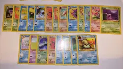 Pokemon TCG Base Set Fossil Cards Bundle Mixed Conditions( Incomplete 21 Cards) - Image 1