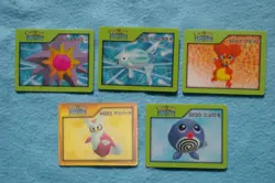 Pokemon channel nice card Starmie Poliwag etc - Image 1