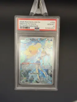 Pokemon Misty's Psyduck Card 193/182 Destined Rivals PSA 10 Gem Mint - Image 3