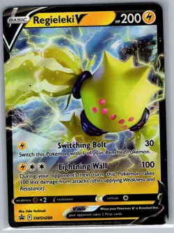 Regieleki V SWSH280 SWSH: Sword & Shield Promo Cards - Pokemon Card - NM - Image 1