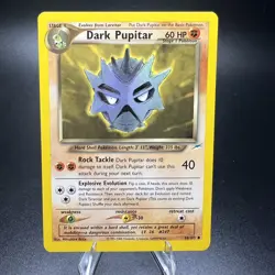 Dark Pupitar 38/105 Neo Destiny Unlimited Vintage WOTC Pokemon Card NM - Image 1