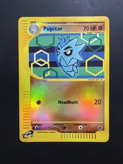 [NM] Pupitar 90/165 Reverse Holo Expedition Pokemon Card - Image 1