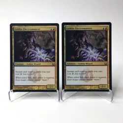 (2) Magic: The Gathering Goblin Electromancer MTG Return to Ravnica LP - Image 1