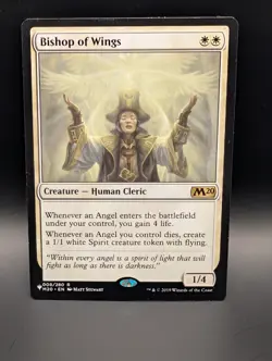 MTG - Bishop of Wings - Creature (Human Cleric) - LIST M20 #8 - Rare - Image 1