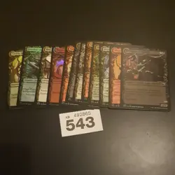 Magic The Gathering Midnight Hunt Showcase Bundle. MTG MID Lot (543) - Image 1