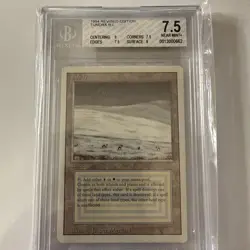 Beckett 7.5 - Tundra - Revised Magic NM+ Centering 9 - Collector Pierce / Break - Image 1