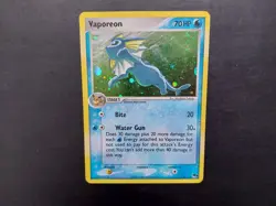 Pokemon - Vaporeon 6/17 Rare Holo Pop Series 3 - Image 1