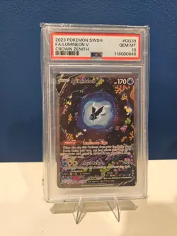 Lumineon V Full Art PSA 10 GEM MT 2023 Pokemon SWSH Crown Zenith #GG39 - Image 1