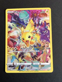 Pokemon TCG Crown Zenith Pikachu Holo Card 160/159 2023 Secret Rare Near Mint - Image 1