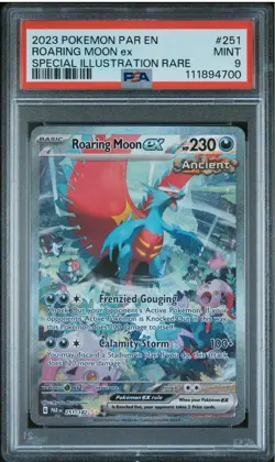 2023 ROARING MOON ex POKEMON EN-PARADOX RIFT SPECIAL ILLUSTRATION RARE PSA 10 - Image 1