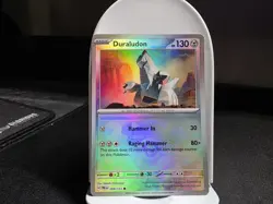 Pokemon Prismatic Evolutions Duraludon Poke Ball Pattern - Texture Shift Error - Image 1