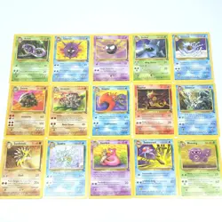 Pokemon Fossil Unlimited (WOTC, 1999) Complete Set of 32 • Commons & Uncommons - Image 2
