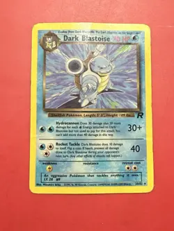 NON - Holo 2000 Pokemon TCG Dark Blastoise 20/82 - Team Rocket - PLAYED - Image 1