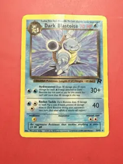 NON - Holo 2000 Pokemon TCG Dark Blastoise 20/82 - Team Rocket - PLAYED - Image 2