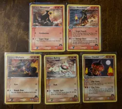 Houndoom, Claydol, etc 33,34,60,62,68/95 EX Team Magma Vs Aqua 5 Pokemon NM - Image 1