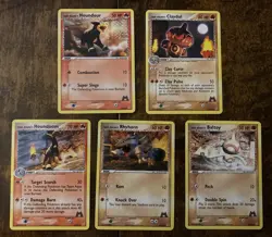 Houndoom, Claydol, etc 33,34,60,62,68/95 EX Team Magma Vs Aqua 5 Pokemon NM - Image 2