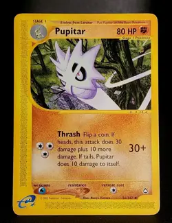 Pokemon TCG Aquapolis PUPITAR Regular Uncommon - 56/147 Non Holo E-Reader - Image 3