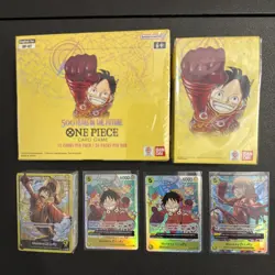 One Piece: OP-07 500 Years in the Future Booster Box & 2-pack Box Lot + Promo - Image 1