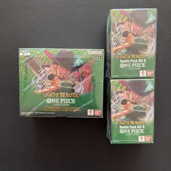 One Piece - Legacy of the Master (OP12) - Sealed Booster Box + 2 Double Pack Lot - Image 1