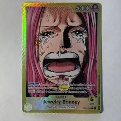 One Piece TCG Jewelry Bonney OP13-100 Alt Art Leader Carrying On His Will - Image 1