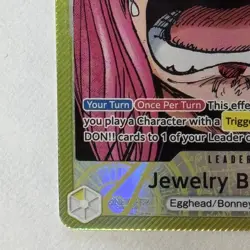 One Piece TCG Jewelry Bonney OP13-100 Alt Art Leader Carrying On His Will - Image 5