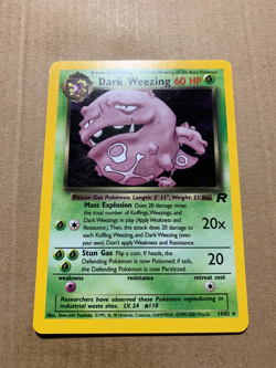 Dark Weezing 14/82 Team Rocket - Holo Pokemon Card - EXCELLENT - Image 2