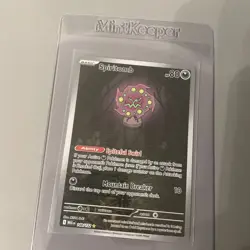 Pokemon TCG Spiritomb 148/132 Illustration Rare Holo Card Mega Evolution - Image 1