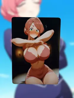 Hahari Hanazono 100Kanojo Anime Waifu Sexy Goddess Doujin Lewd Hentai Card - Image 1