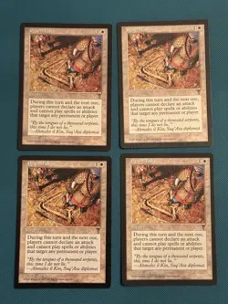 MTG Peace Talks x4 Visions LP Playset VIS Magic 4x 4 Play Set - Image 2