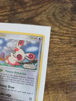 Pokemon TCG Reverse Holo Spinda 26/92 EX Legend Maker LP - Image 5
