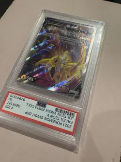 Pokemon TCG Jolteon Swsh183 Vmax PSA 10 English Super low Population Uk - Image 4