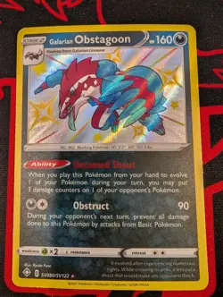 Galarian Obstagoon SV080/SV122 NM Shining Fates Shiny Vault Pokemon TCG - Image 1
