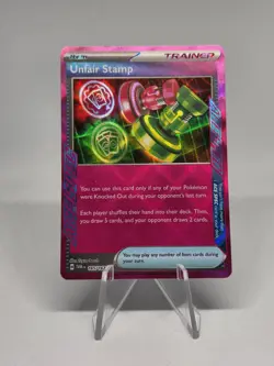 Pokemon TCG Unfair Stamp 165/167 Sv06: Twilight Masquerade Holo 2024 - Image 1