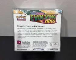 Pokemon TCG Sword & Shield Evolving Skies Booster Box Sealed With Plastic Case - Image 2