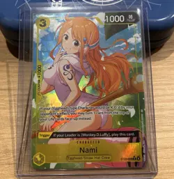 One Piece TCG ST29-008 Alt Art Nami. Starter Deck (Egghead) Foil English - Image 1