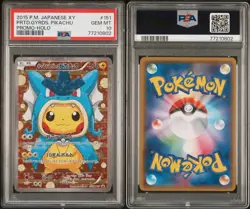 2015 XY-P 151 Poncho Pikachu Gyarados Pokemon Promo Card PSA 10 Gem Mint - Image 5