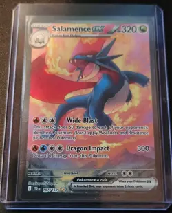 Pokemon TCG Salamence EX Journey Together Special Illustration Rare Card 187/159 - Image 2