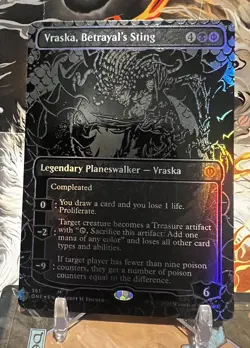 MTG | Vraska, Betrayal's Sting (✨🛢Oil Slick Raised Foil ✨) - Image 1