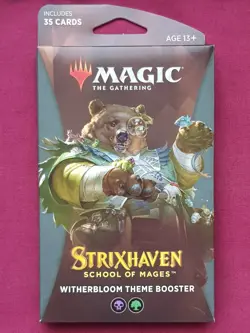 Magic The Gathering STRIXHAVEN SCHOOL OF MAGES WITHERBLOOM THEME BOOSTER MTG - Image 1