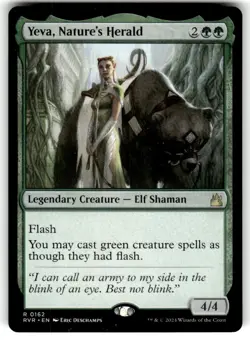 Yeva, Nature's Herald R Ravnica Remastered 162 NM - Image 1