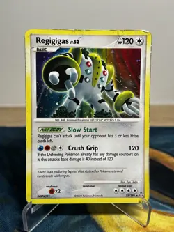 Regigigas LV. 52 Holo Rare 15/146 DP Legends Awakened 2008 Pokemon Card HP - Image 1