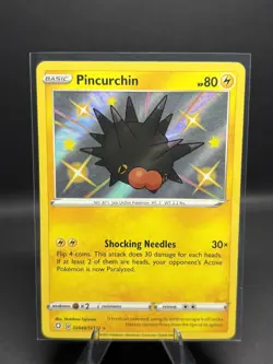 Pincurchin Shining Fates: Shiny Vault #SV043/SV122 Pokemon Card TCG - Image 1