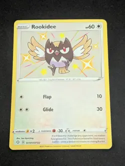 Rookidee SV101/SV122 Shining Fates: Shiny Vault Holo Pokemon TCG - NM - Image 1