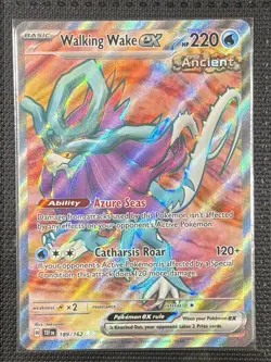 Walking Wake EX 189/162 Pokemon SV05: Temporal Forces Full Art - Image 1